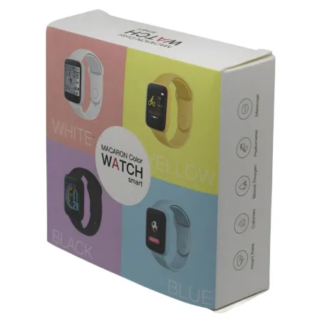 Reloj Smart Watch Inteligente Digital Cuadrado Macaron