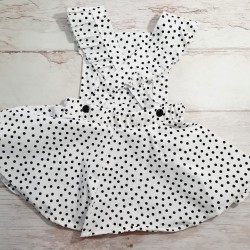 vestido a lunares para bebe