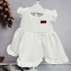 vestido blanco para bebe