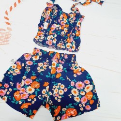 conjunto floreado para bebes por mayor